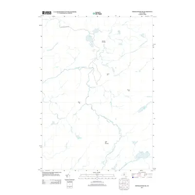 2013 Map of Oswegatchie SE, 2013 Print