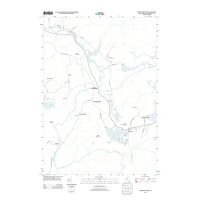 2013 Map of Oswegatchie, 2013 Print