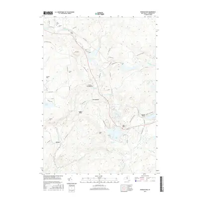 2016 Map of Oswegatchie, 2016 Print