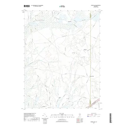 2019 Map of Oswego Lake, 2019 Print