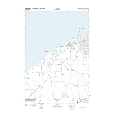 2013 Map of Oswego West, 2013 Print