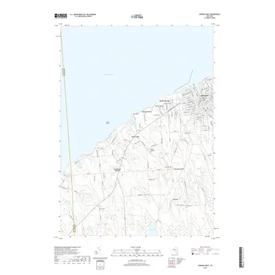 2019 Map of Oswego West, 2019 Print