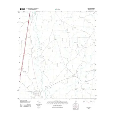 2012 Map of Osyka, 2012 Print