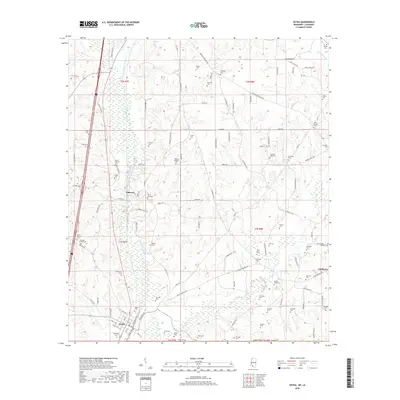 2018 Map of Osyka, 2018 Print