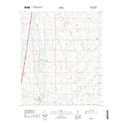 2020 Map of Osyka, 2020 Print