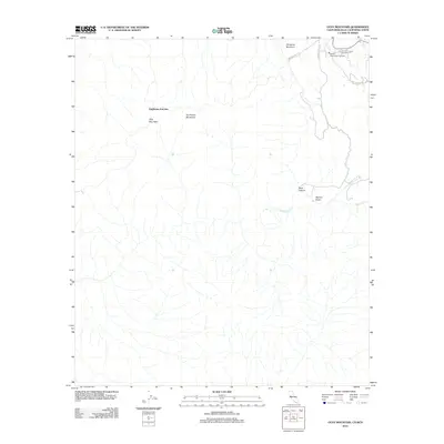 2012 Map of Otay Mountain, 2012 Print