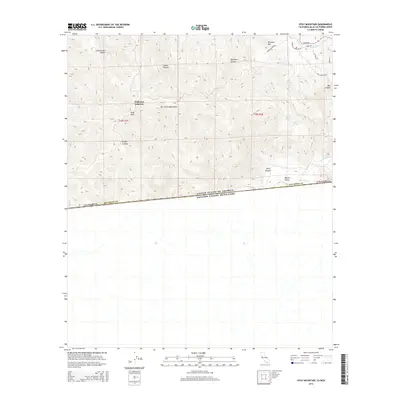 2015 Map of Otay Mountain, 2015 Print