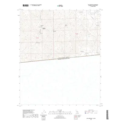2018 Map of Otay Mountain, 2018 Print