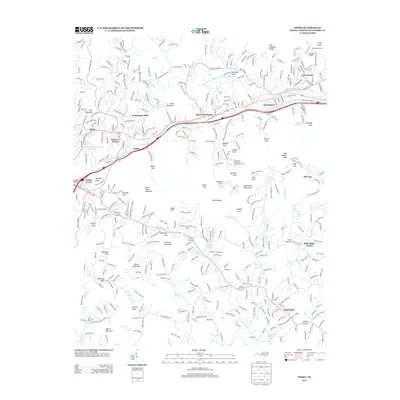 2013 Map of Oteen, 2013 Print