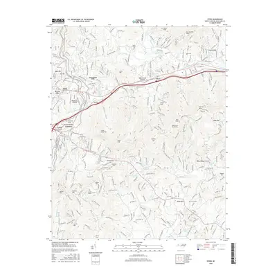 2016 Map of Oteen, 2016 Print