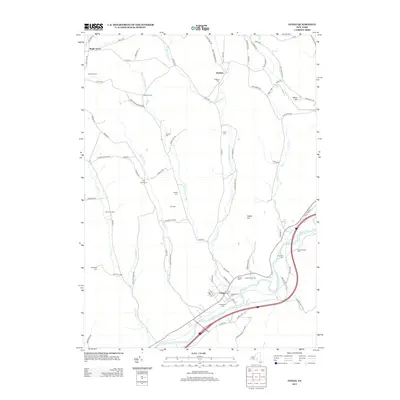 2013 Map of Otego, 2013 Print