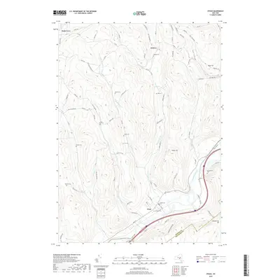 2019 Map of Otego, 2019 Print