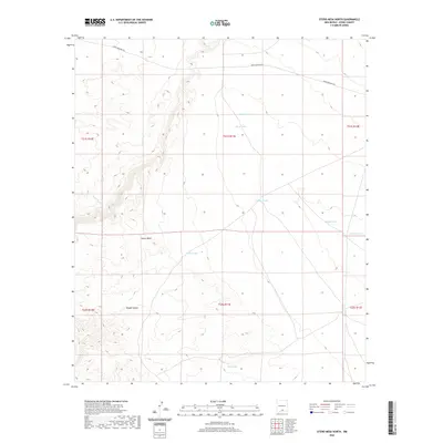 2020 Map of Otero Mesa North, 2020 Print