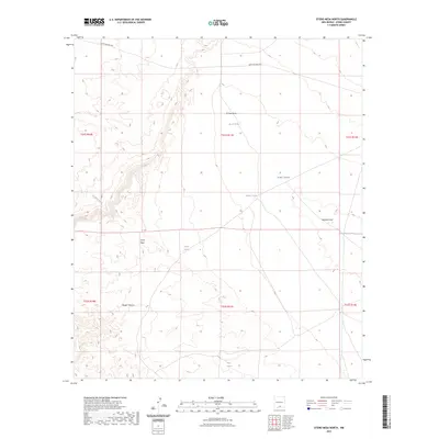 2023 Map of Otero Mesa North, 2023 Print