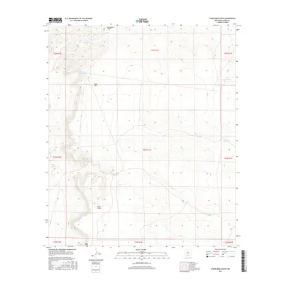 2017 Map of Otero Mesa South, 2017 Print