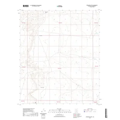 2020 Map of Otero Mesa South, 2020 Print