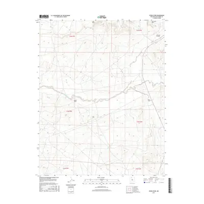 2017 Map of Otero Store, 2017 Print