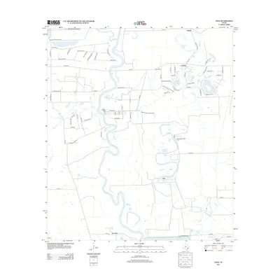 2013 Map of Otey, 2013 Print