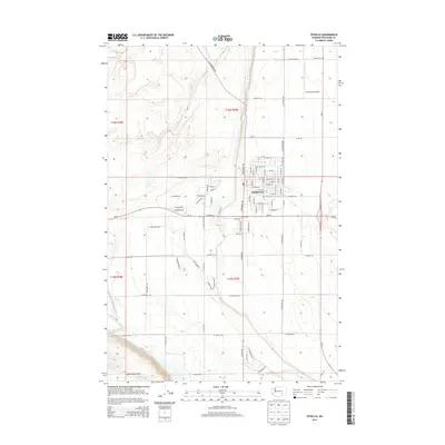 2014 Map of Othello, 2014 Print