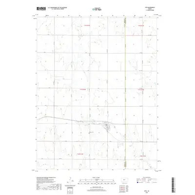 2018 Map of Otis, 2018 Print
