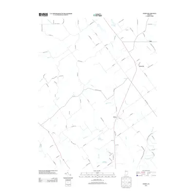 2013 Map of Otisco, 2013 Print