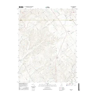 2016 Map of Otisco, 2016 Print