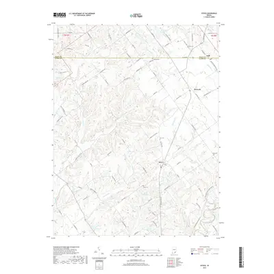 2019 Map of Otisco, 2019 Print