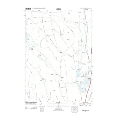 2013 Map of Otisco Valley, 2013 Print