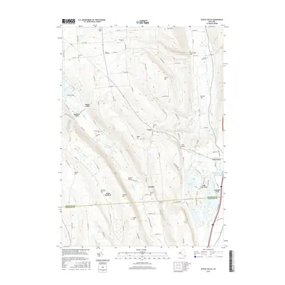 2016 Map of Otisco Valley, 2016 Print