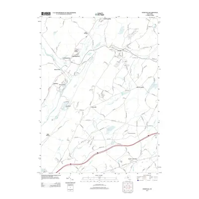 2013 Map of Otisville, 2013 Print