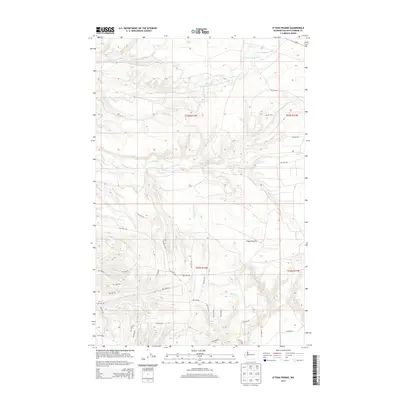 2014 Map of O'Took Prairie, 2014 Print