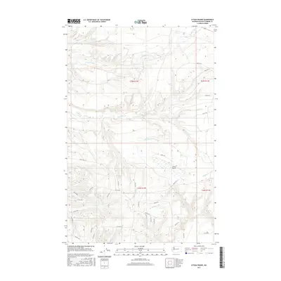 2017 Map of O'Took Prairie, 2017 Print