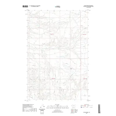 2020 Map of O'Took Prairie, 2020 Print
