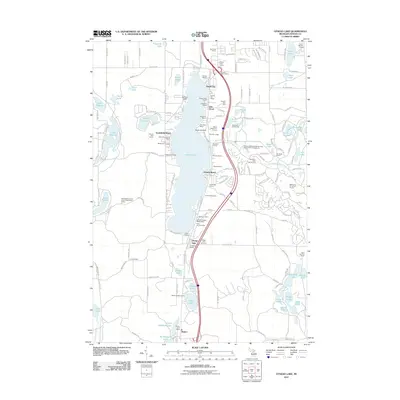 2011 Map of Otsego Lake, 2011 Print