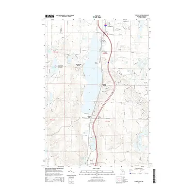 2014 Map of Otsego Lake, 2014 Print