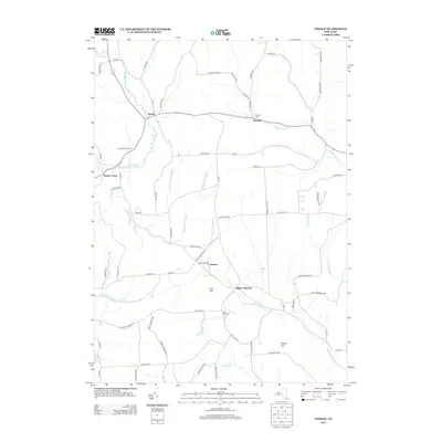 2013 Map of Otselic, 2013 Print