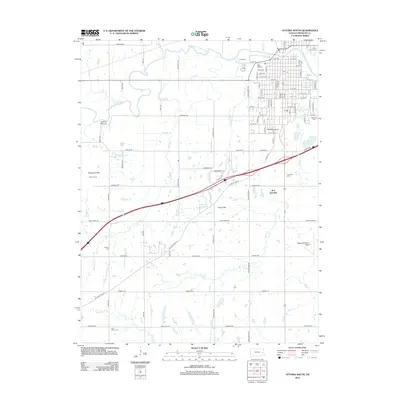 2012 Map of Ottawa South, 2012 Print