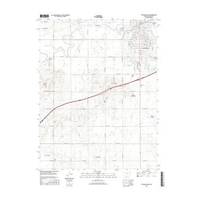 2015 Map of Ottawa South, 2015 Print