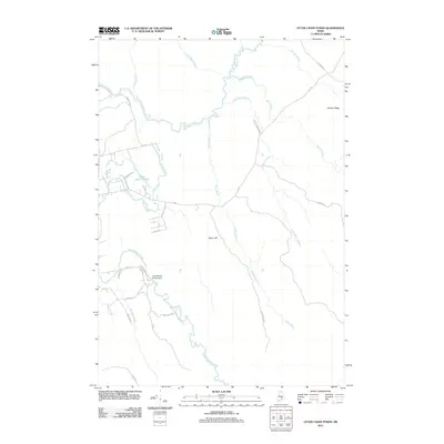 2011 Map of Otter Chain Ponds, 2011 Print