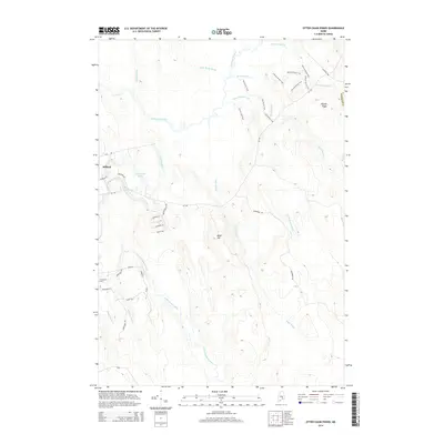 2014 Map of Otter Chain Ponds, 2014 Print