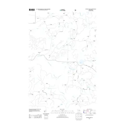 2013 Map of Otter Lake, 2013 Print