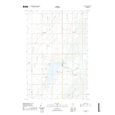 2019 Map of Otter Lake, 2019 Print