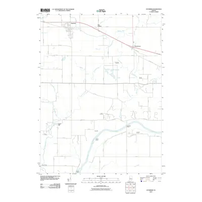 2010 Map of Otterbein, 2010 Print