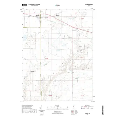 2019 Map of Otterbein, 2019 Print