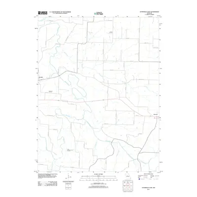 2011 Map of Otterville East, 2011 Print