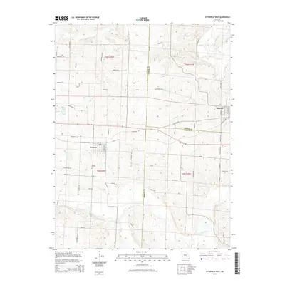 2014 Map of Otterville West, 2014 Print