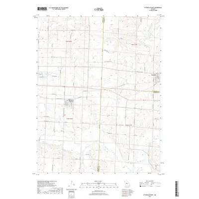 2017 Map of Otterville West, 2017 Print