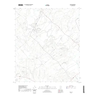2019 Map of Ottine, 2019 Print