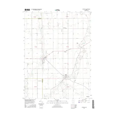 2016 Map of Ottoville, 2016 Print