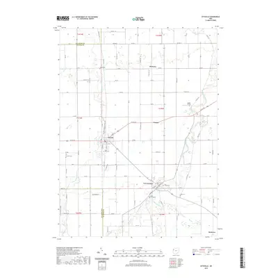 2019 Map of Ottoville, 2019 Print